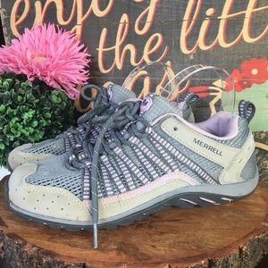 Merrell Storm Rush Hiking Shoes Ice/Orchid Bloom